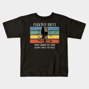 parkway /vintage microphone Kids T-Shirt